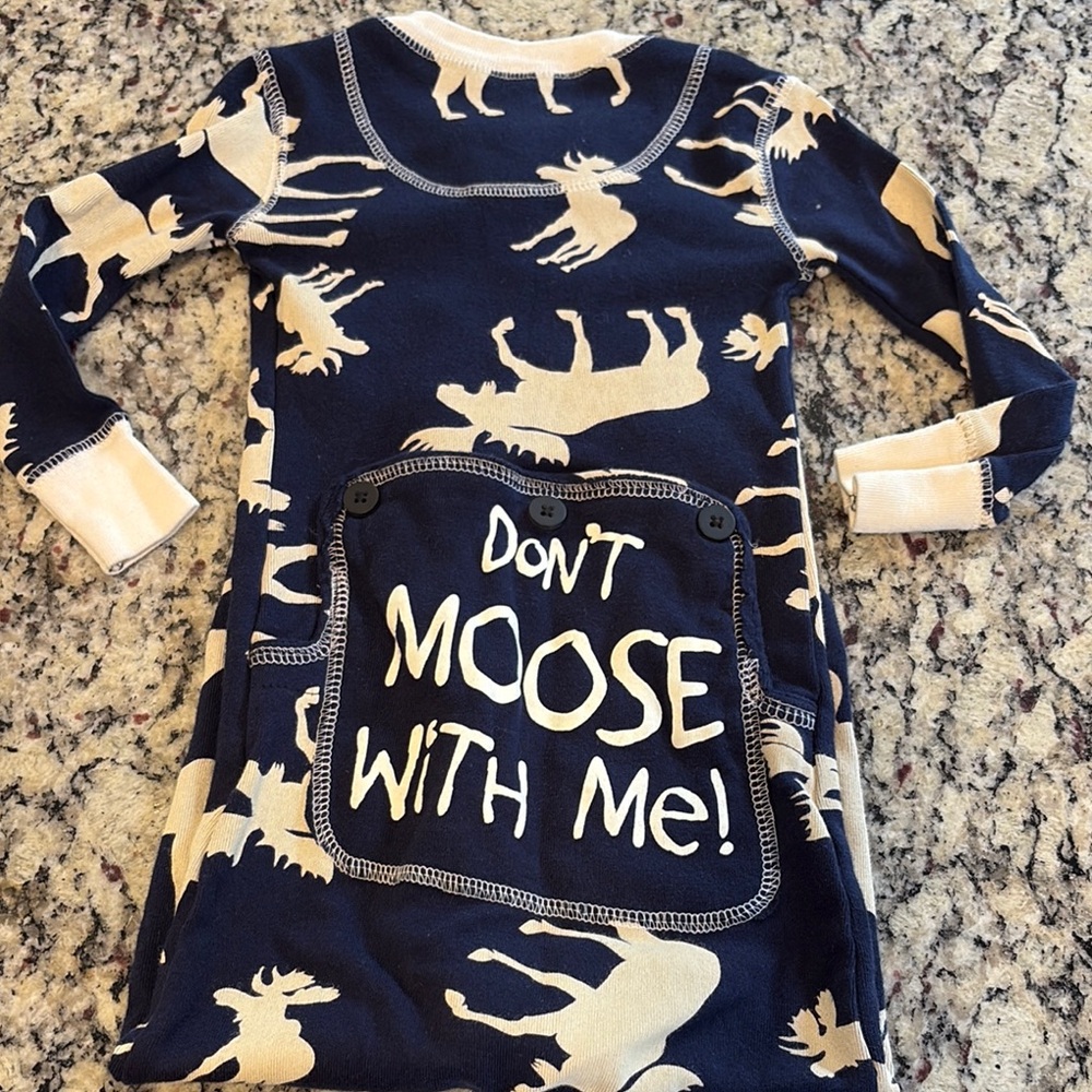 Lazy One Moose Button Sleeper - Picture 5 of 6